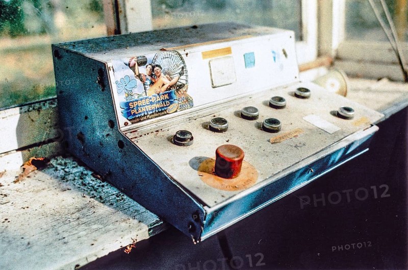 DEU Germany Germany Berlin Still life in the abandoned former Spreepark in Plänterwald, the largest amusement park in East Germany during the GDR