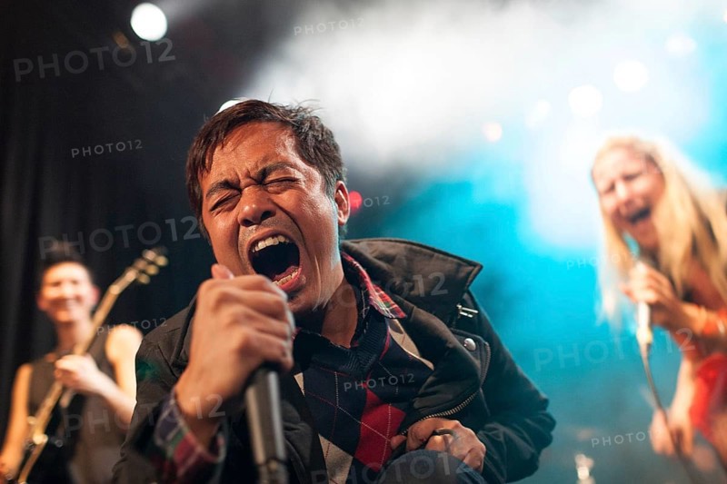 DEU Germany Germany Berlin The Burmese punk band Side Effect during their performance at Festaal Kreuzberg in Berlin
