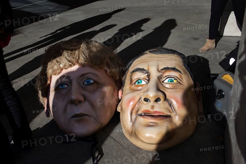 DEU Germany Germany Berlin protest action by Campact against NSA espionage in front of the SPD party headquarters