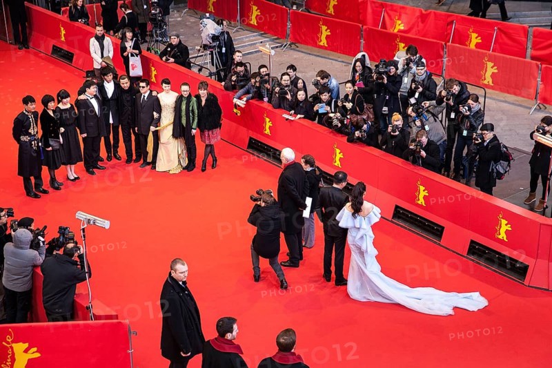 DEU Germany Germany Berlin 64th Berlinale, the international film festival in the German capital. Red carpet with Chinese actors