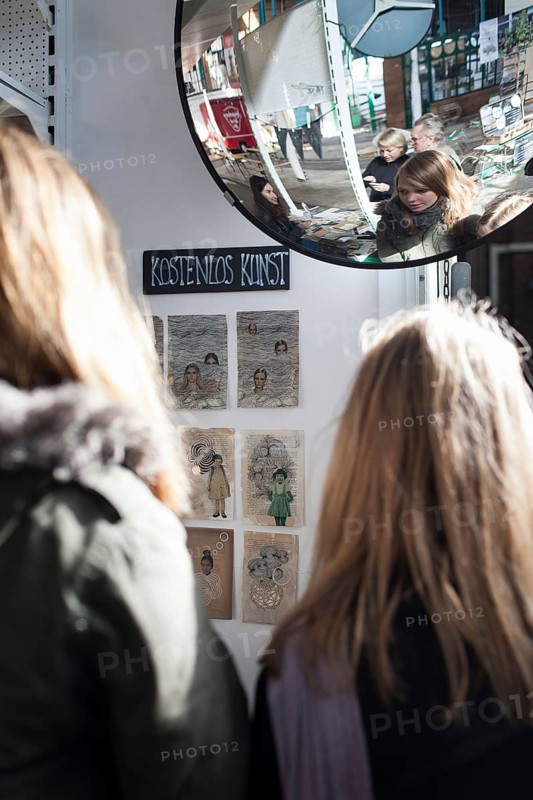 DEU Germany Germany Berlin Citizen Art Days by the artist group 'Parallel Worlds at Markthalle Neun in Berlin-Kreuzberg with a focus on post-growth economics