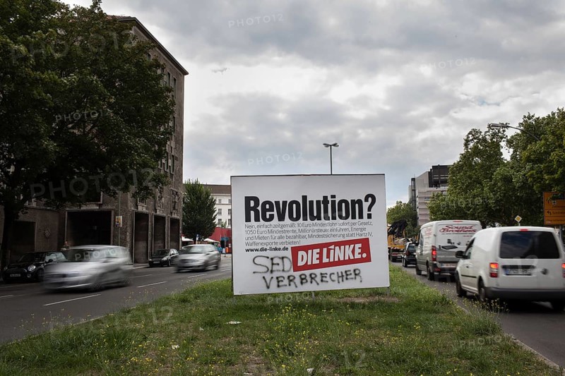 DEU Germany Germany Berlin election posters of the party Die Linke
