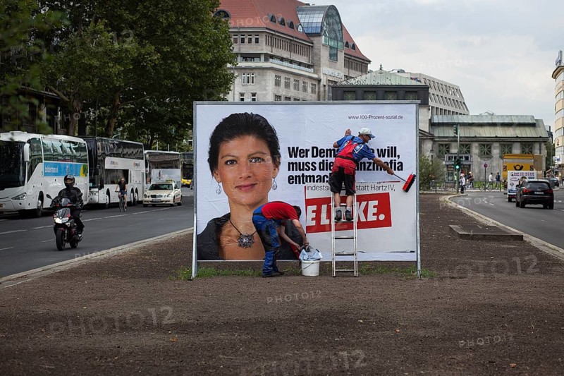 DEU Germany Germany Berlin election posters of the party Die Linke
