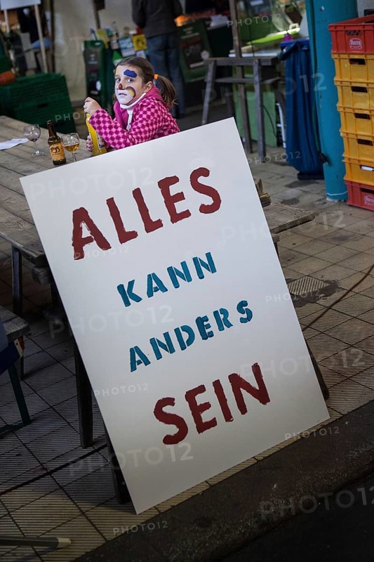 DEU Germany Germany Berlin Citizen Art Days by the artist group 'Parallel Worlds at Markthalle Neun in Berlin-Kreuzberg with a focus on post-growth economics
