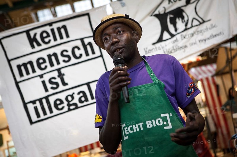 DEU Germany Germany Berlin Citizen Art Days by the artist group 'Parallel Worlds at Markthalle Neun in Berlin-Kreuzberg with a focus on post-growth economics