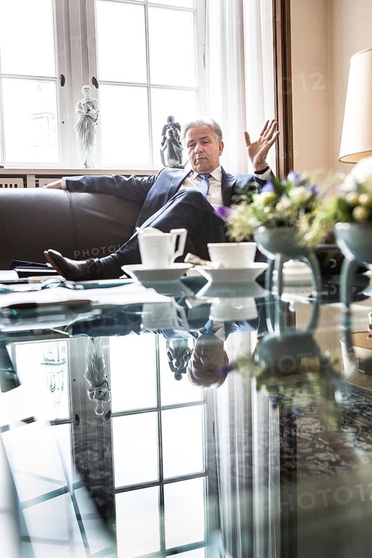 DEU Germany Germany Berlin The Governing Mayor of Berlin, Klaus Wowereit, in his office during an interview