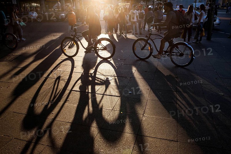 DEU Germany Germany Berlin Cyclists in the capital