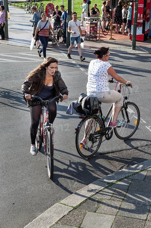 DEU Germany Germany Berlin Cyclists in the capital