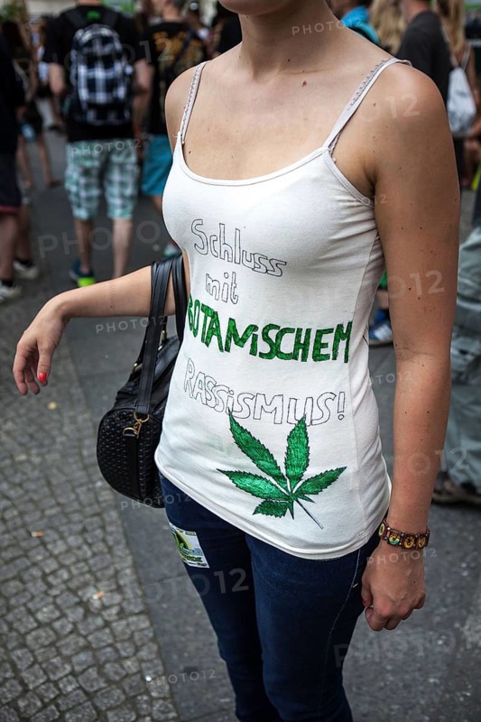 DEU Germany Germany Berlin demonstrators at the Hemp Parade 2014