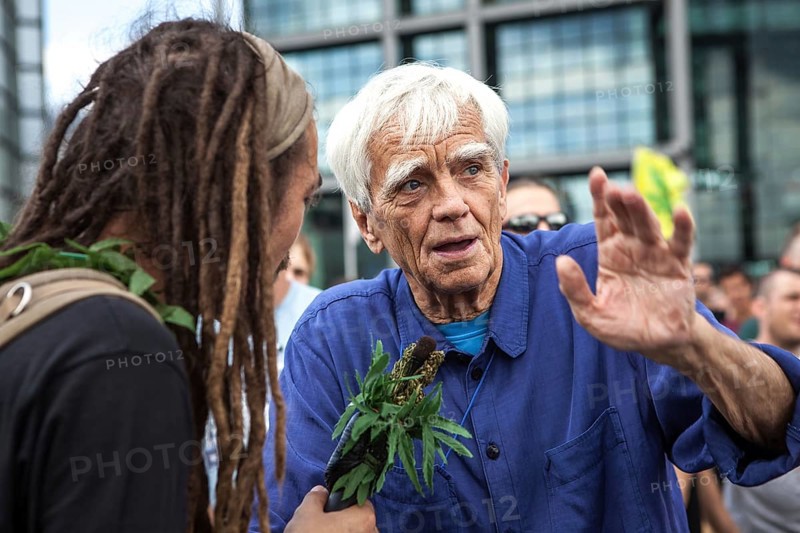 DEU Germany Germany Berlin demonstrators at the Hemp Parade 2014