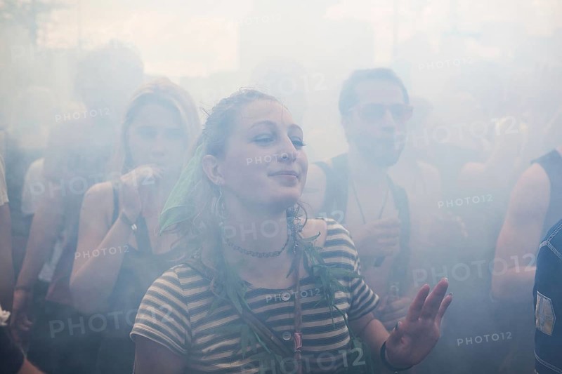 DEU Germany Germany Berlin demonstrators at the Hemp Parade 2014