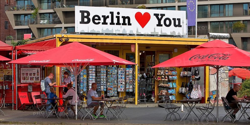Berlin loves you, gift shop, Zimmerstraße, Berlin, Germany