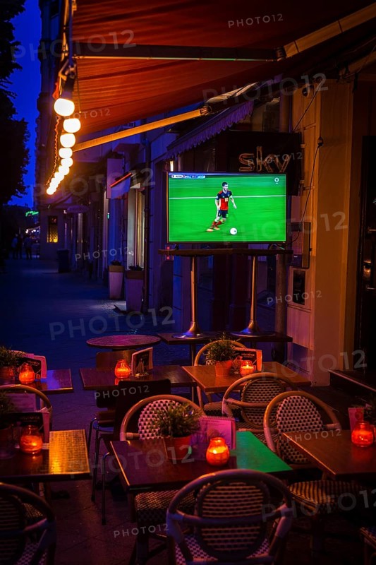 DEU Germany Germany Berlin TV broadcast of euro 2016 in Berlin