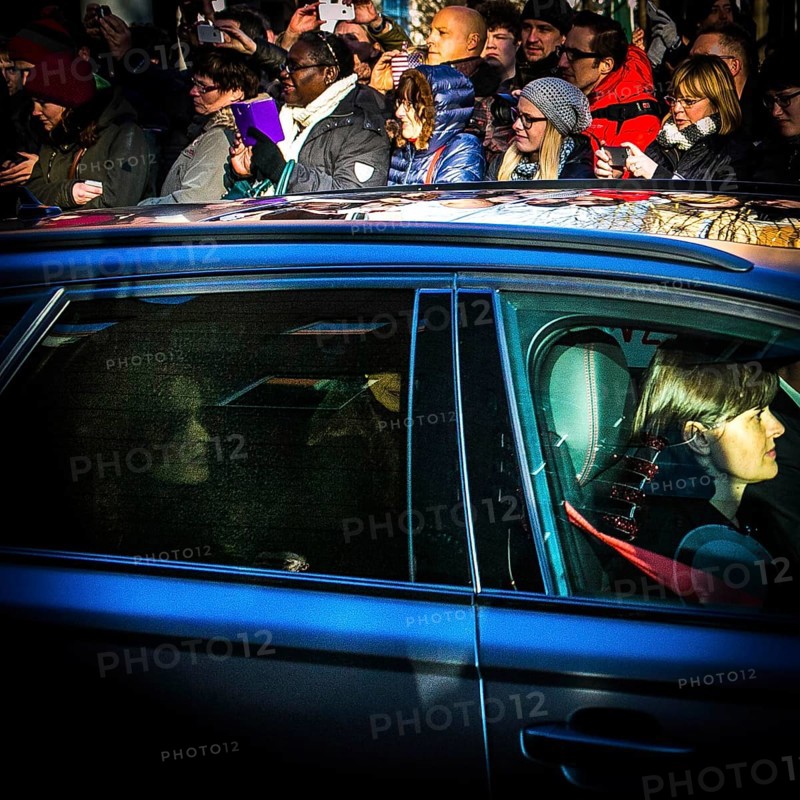 DEU Germany Germany Berlin 65th Berlinale, the international film festival in the German capital. Helena Bonham Carter leaves Potsdamer Platz after the film screening