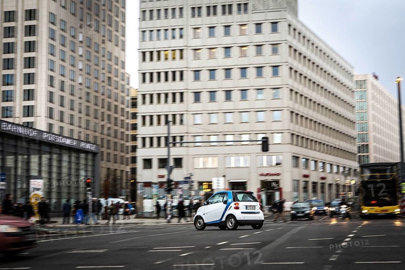 DEU Germany Germany Berlin car sharing scenes in the capital