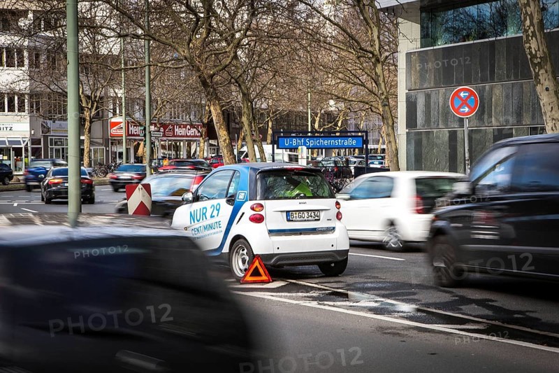 DEU Germany Germany Berlin car sharing scenes in the capital