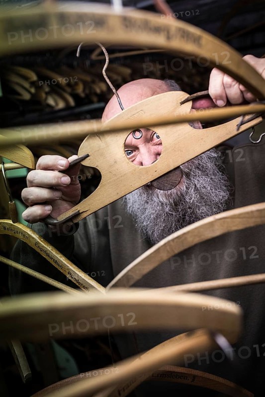 DEU Germany Germany Berlin iron collector Eberhard Rhode from Berlin-Karlshorst with his collectibles