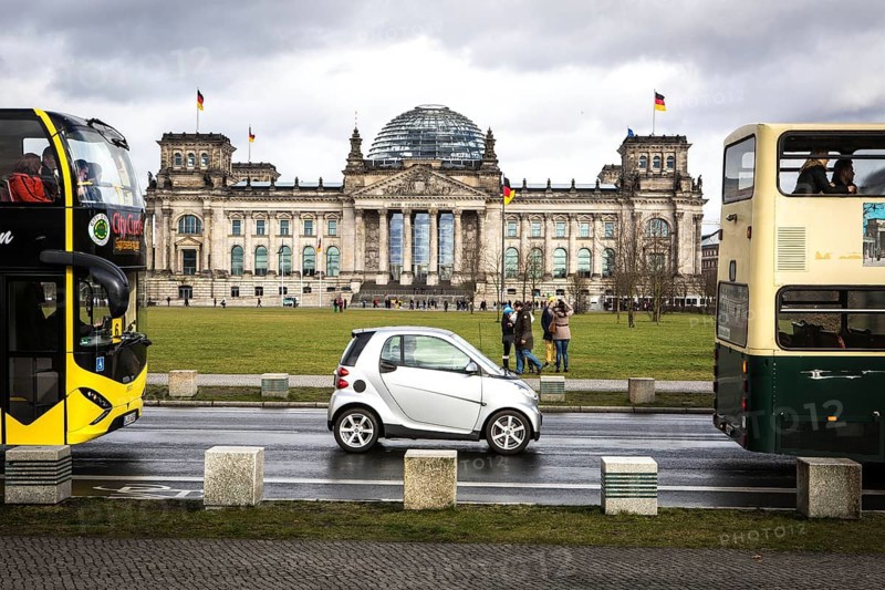 DEU Germany Germany Berlin car sharing scenes in the capital