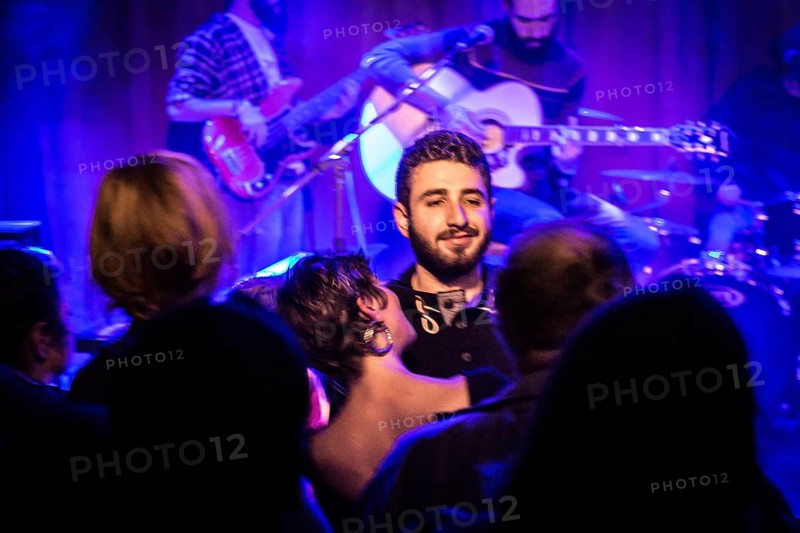 DEU Germany Germany Berlin Performance of the Syrian band Khebez Dawle in a private club