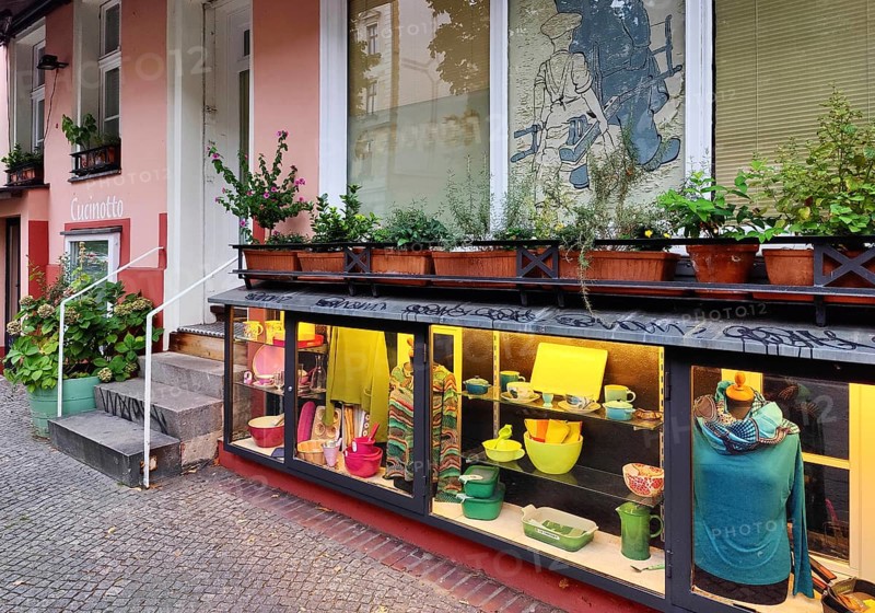 Außenansicht Cucinotto, Kitchen Supply Store in Bergmannstraße, Kreuzberg, Berlin, Germany