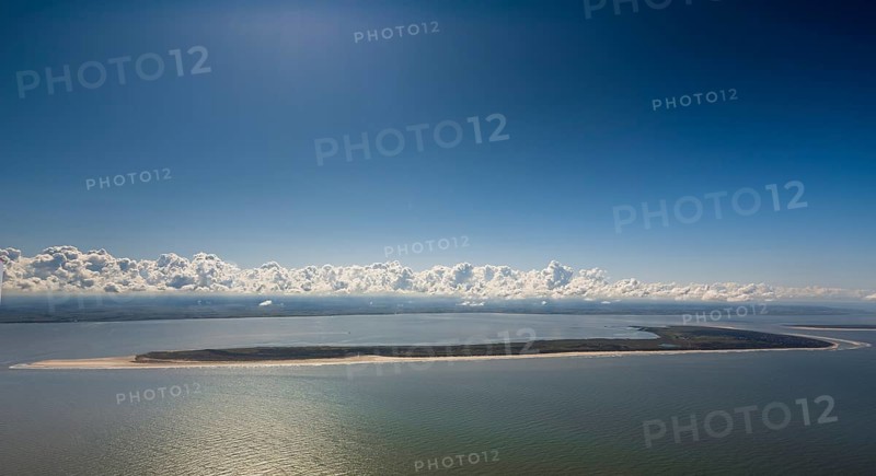 Aerial photo, Langeoog, North Sea, North Sea island, East Frisian Islands, Lower Saxony, Germany, Neuharlingersiel, Europe, birds-eyes view, aerial photography, aerial photography, overview, overview, bird's eye view