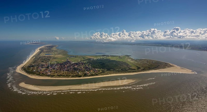 Sandbank, aerial view, Langeoog, North Sea, North Sea island, East Frisian Islands, Lower Saxony, Germany, Europe, birds-eyes view, aerial photography, aerial photography, overview, overview, bird's eye view