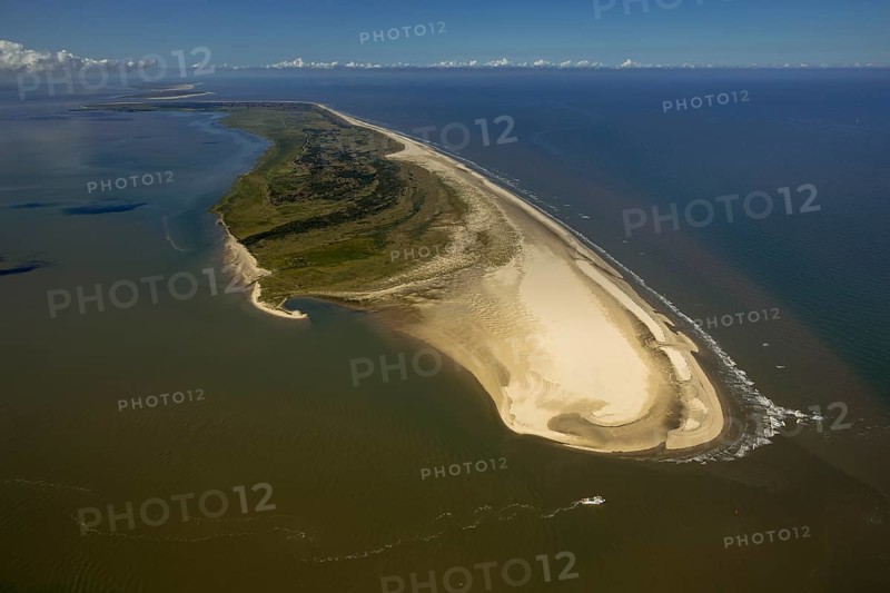Osterhook, Wadden Sea, aerial view, Langeoog, North Sea, North Sea island, East Frisian Islands, Lower Saxony, Germany, Spiekeroog, Europe, birds-eyes view, aerial photography, aerial photography, aerial photography, overview, bird's eye view