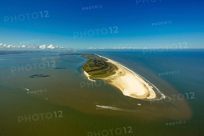 Osterhook, Wadden Sea, aerial view, Langeoog, North Sea, North Sea island, East Frisian Islands, Lower Saxony, Germany, Spiekeroog, Europe, birds-eyes view, aerial photography, aerial photography, aerial photography, overview, bird's eye view