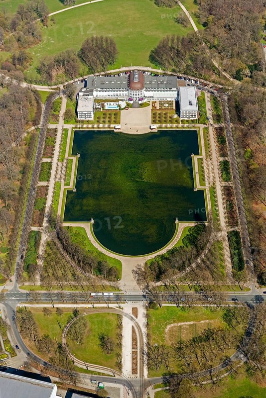 Park Hotel Bremen am Holter See, Bürgerpark, aerial photo, aerial photography of Bremen, Bremen, Germany, Europe, birds-eyes view, aerial photography, aerial photography, overview, overview, bird's eye view