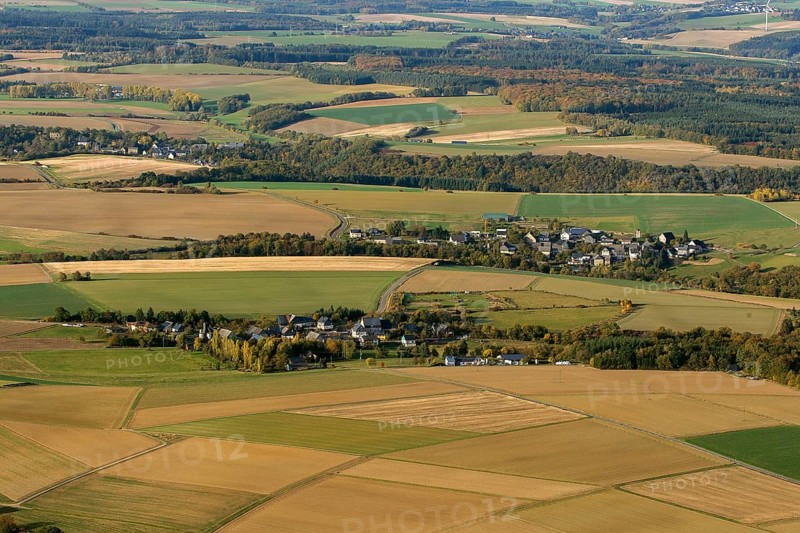 Hunsrück, Schwerbach, Saarland, Germany, Europe, Sankt Ingbert, aerial photo, birds-eyes view, aerial photography, aerial photography, overview, bird's eye view