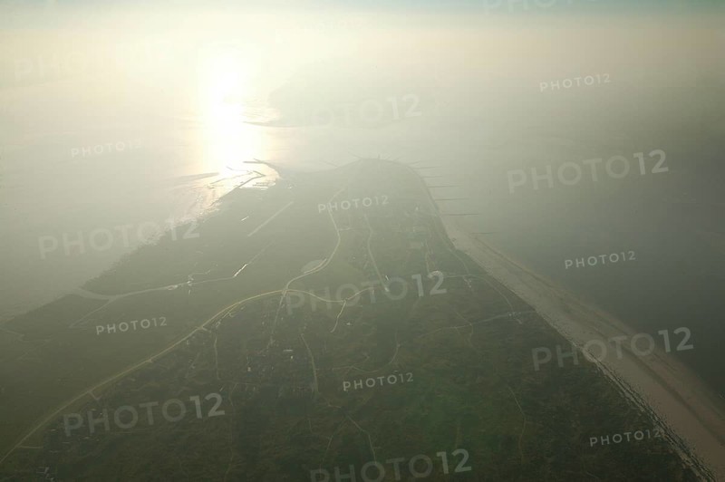 Baltrum Flight date 06.10.2005 Photo: Aerial photo Hans Blossey, Island North Sea East Frisia East Frisian Islands Beach Holidays