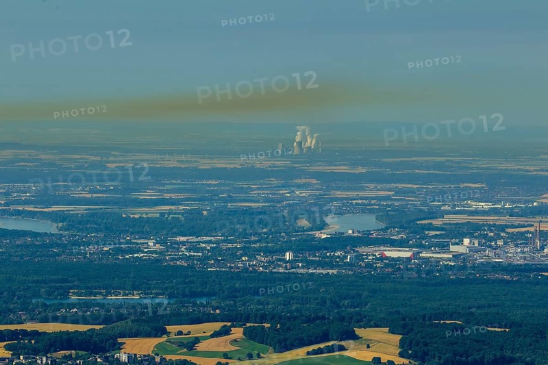 Geesthacht Energypark, Kernkraftwerk Krümmel GmbH, nuclear power plant on the Elbe, Geesthacht, Northern Germany, Schleswig-Holstein, Germany, Mettmann, Rhineland, North Rhine-Westphalia, Europe, aerial photo, birds-eyes view, aerial photography, aerial photography, overview, bird's eye view