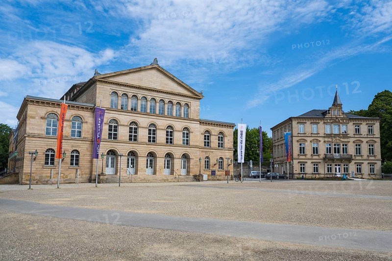 Edinburgh State Theatre and Palace, Schlossplatz, Coburg, Upper Franconia, Franconia, Bavaria, Germany