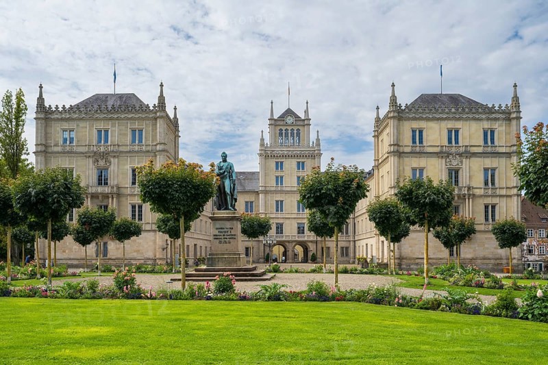 Ehrenburg Castle, Coburg, Upper Franconia, Franconia, Bavaria, Germany