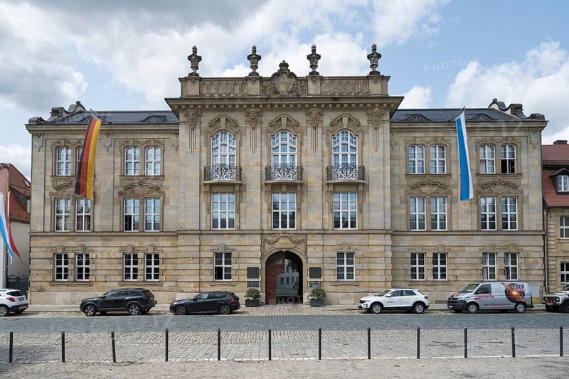 Government building of Upper Franconia, late Baroque, Bayreuth, Upper Franconia, Franconia, Bavaria, Germany