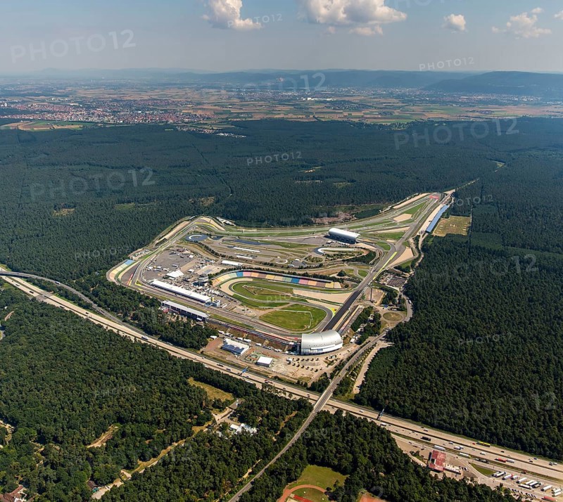 Hockenheimring Baden-Württemberg, former Hockenheimring, Kurpfalzring, motorsport race track, DTM track, former Formula 1 race track, Hockenheim, Baden-Württemberg, Germany, Europe, aerial photo, birds-eyes view, aerial photography, aerial photography, aerial photography, overview, bird's eye view