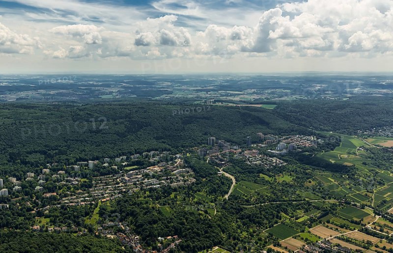 Heidelberg district Boxberg, Heidelberg, Rhein-Neckar-Kreis, Baden-Württemberg, Germany, Europe, aerial view, birds-eyes view, aerial photography, aerial photography, overview, bird's eye view