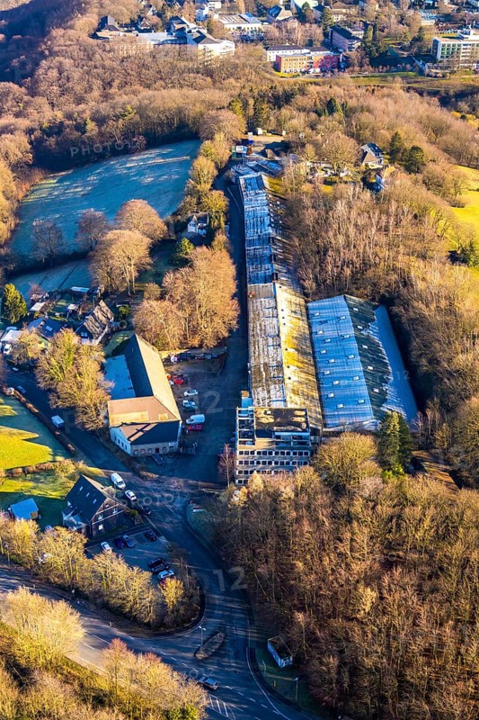 Aerial photo, Sichelschmidt GmbH, Im Hilingschen, Grundschöttel, Wetter, Ruhr area, North Rhine-Westphalia, Germany