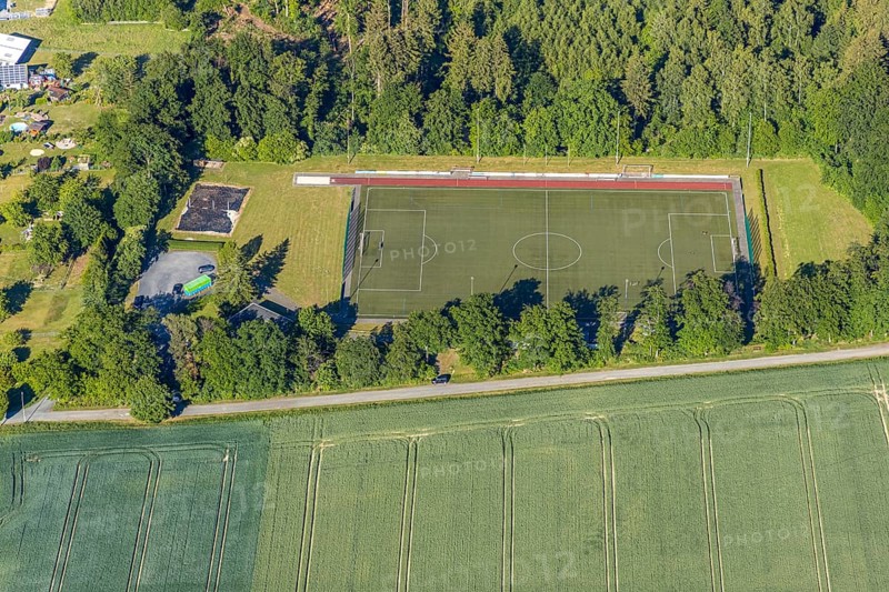 Aerial photo, TuS 1911 Echthausen football ground, Wickede (Ruhr), North Rhine-Westphalia, Germany