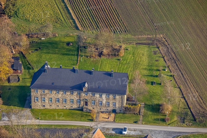 Aerial view, Former Galilee Monastery, Enste, Meschede, Sauerland, North Rhine-Westphalia, Germany, DE, Dominican Sisters, Europe, monastery, aerial view, aerial photography, aerial photography, overview, bird's-eye view, historical sight, overview