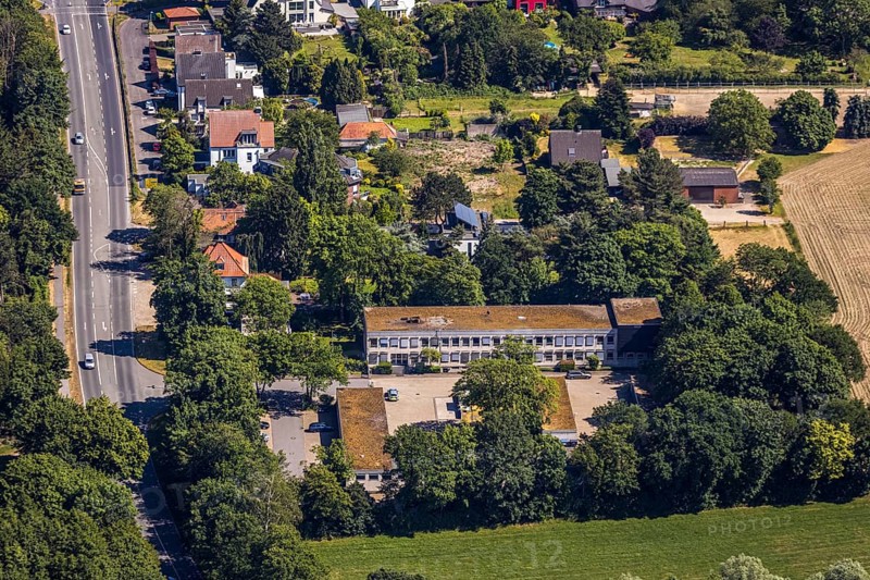 Aerial photo, motorway police station Mörs, Venloer Straße, Mörs, Ruhr area, North Rhine-Westphalia, Germany, DE, Europe, birds-eyes, view, aerial photography, aerial photography, aerial photography, overview, bird's eye view, police, law enforcement officer