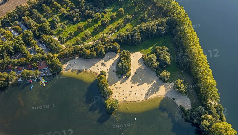 Aerial view, Alberssee, lido, bathers, Rebbeke, Lippstadt, Soest district, North Rhine-Westphalia, Germany, bathers, bathing lake, DE, Europe, leisure, leisure facility, leisure area, leisure pool, leisure activities, leisure enjoyment, Soest district book, Soest district book, aerial view, aerial photography, aerial photography, lake, lido, overview, bird's-eye view, overview