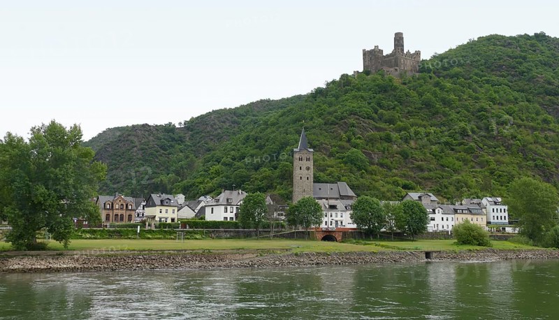 Castle Maus at the Middle Rhine area in Germany