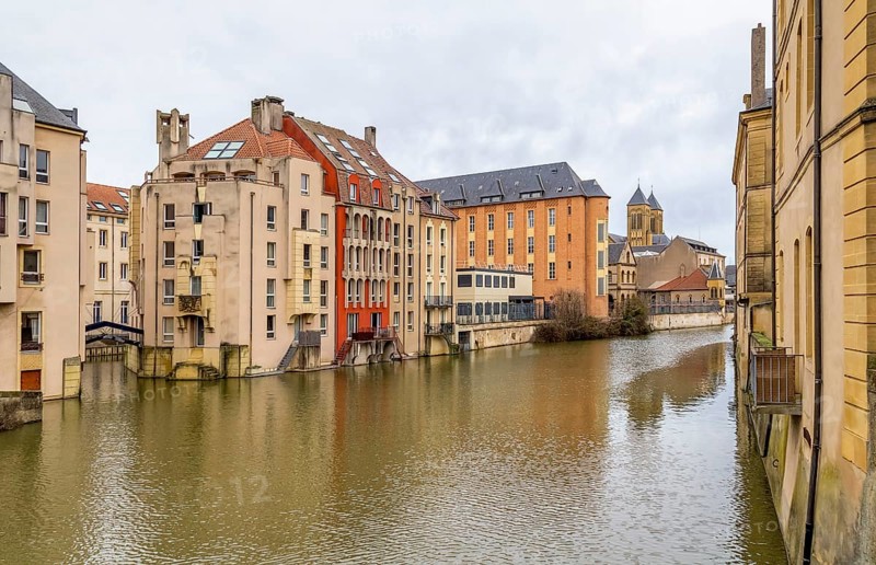 Impression of Metz, a city in the Lorraine region located in northeast France