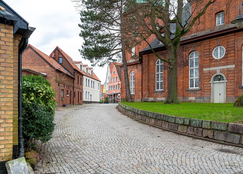 Impression of Kappeln, a town in Schleswig-Holstein in Northern Germany