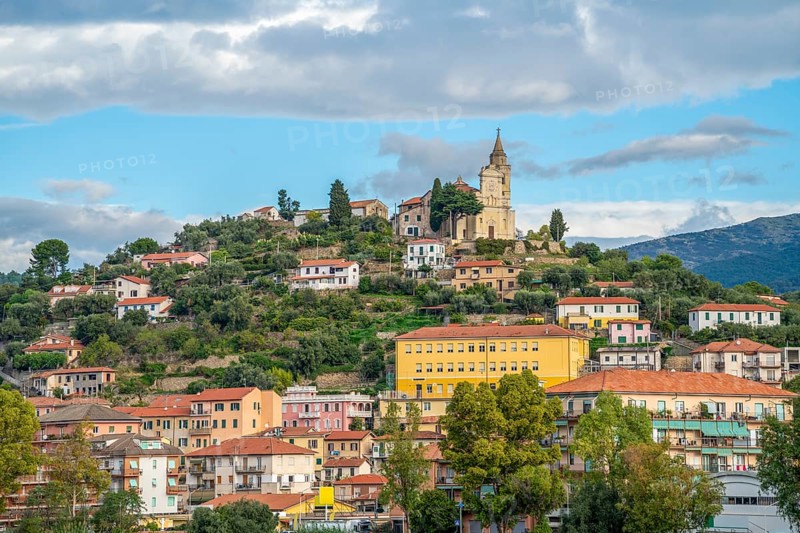 Impression around Oneglia, a former town in northern Italy on the Ligurian coast, in 1923 joined to Porto Maurizio to form the Comune of Imperia