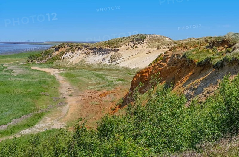 Morsum Kliff at Sylt, part of the North Frisian Islands in Germany