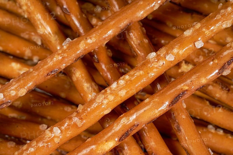 Full frame closeup of some crunchy salt sticks