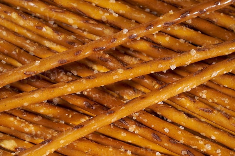 Full frame closeup of some crunchy salt sticks