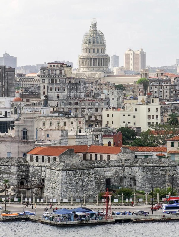 Aerial view of Havana, the capital city of Cuba